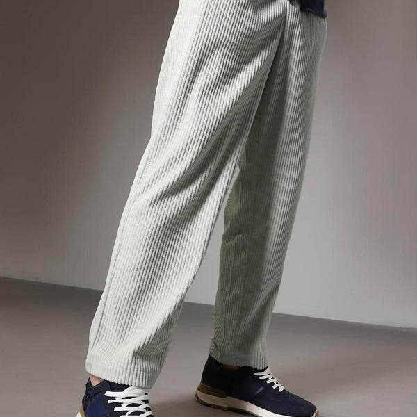 Men's Caudray Fabric Stylish Pants (Grey, Pack of 1)